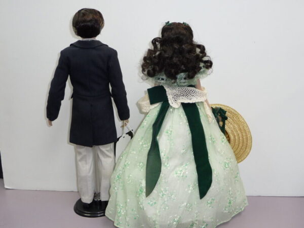 Franklin Mint Vinyl Rhett & Scarlett - Image 9