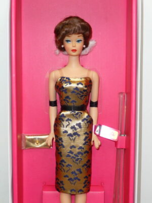 Silkstone Barbie, Brownette Bubble Cut, 1961 Reproduction