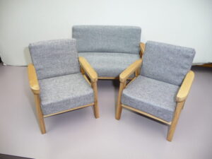 Set of Sofa & 2 Chairs For 12" Dolls