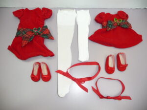 Tonner, Betsy 14" & Linda McCall 11" Dolls Holiday Twosome Outfits